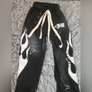 Black and White Kids Joggers
